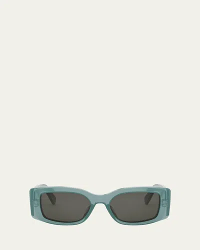 CELINE TRIOMPHE ACETATE RECTANGLE SUNGLASSES