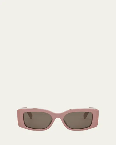 CELINE TRIOMPHE ACETATE RECTANGLE SUNGLASSES
