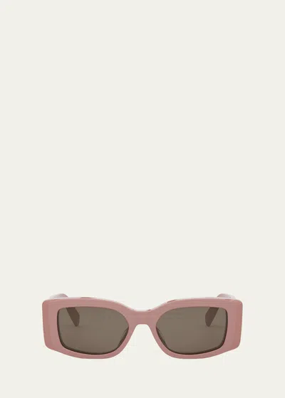 CELINE TRIOMPHE ACETATE RECTANGLE SUNGLASSES