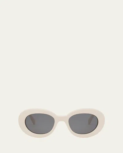 CELINE TRIOMPHE ACETATE ROUND SUNGLASSES