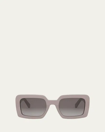 Celine Triomphe Acetate Square Sunglasses