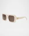 Celine Triomphe Cl40304u 25e In Ivory Brown