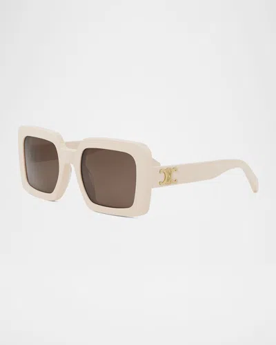 CELINE TRIOMPHE ACETATE SQUARE SUNGLASSES