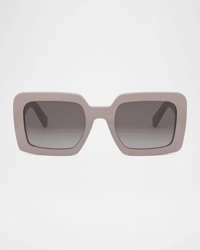 CELINE TRIOMPHE ACETATE SQUARE SUNGLASSES