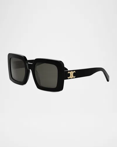 CELINE TRIOMPHE ACETATE SQUARE SUNGLASSES