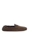 Celine Men Triomphe Loafer With Elastic Insert In Brown