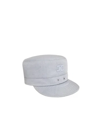 Celine Triomphe Army Cap In Cotton