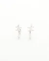 Celine Céline Triomphe Asymmetric Hoops Earrings