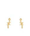 Celine Triomphe Asymmetric Ring Earring In Yellow
