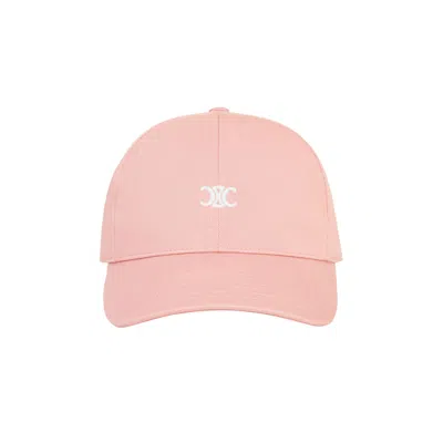 Pre-owned Celine Triomphe Baseball Cap 'quartz' | Pink | Women's Size M