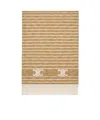 Celine Triomphe Beach Fouta In Striped Cotton In Brown