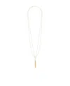 Celine Triomphe Beaded Necklace In Yellow
