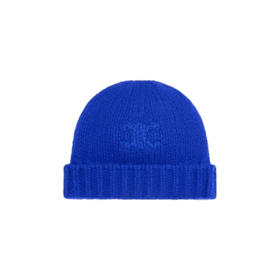 Pre-owned Celine Triomphe Beanie 'bleu Roi' | Blue | Women's Size Onesize
