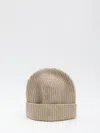 Celine Men Triomphe Beanie In Neutral