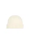 Celine Triomphe Beanie In Cashmere And Silk In Neutral