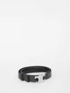 Celine Triomphe Belt In Black