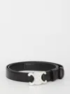 Celine Triomphe Belt In Black