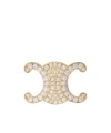 Celine Triomphe Belt Buckle In Multi