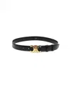 Celine Céline Triomphe Belt Size 75 In Black