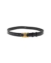 Celine Céline Triomphe Belt Size 75 In Black