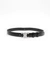 Celine Triomphe Belt In Black