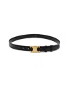 Celine Céline Triomphe Belt Size 75 In Black
