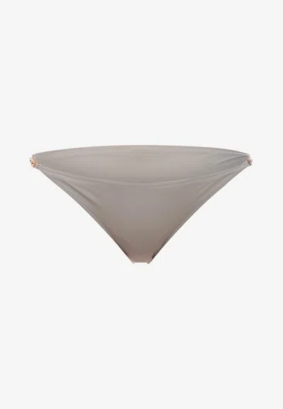Celine Triomphe Bikini Bottom In Gray
