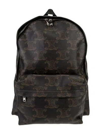 Pre-owned Celine Triomphe In Black