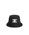Celine Triomphe Bob Hat In Black