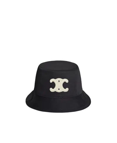 Celine Triomphe Bob Hat In Black