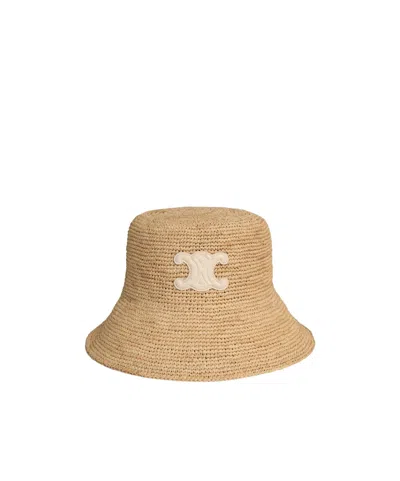Celine Triomphe Bob In Raffia
