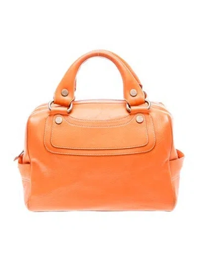 Pre-owned Celine Triomphe Boogie Vintage In Orange
