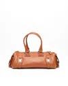 Celine Céline Triomphe Boston Bag In Brown