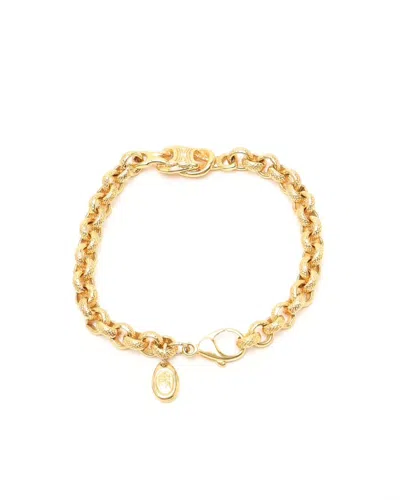 Celine Céline Triomphe Bracelet In Gold