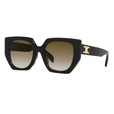 Celine Triomphe Brown Butterfly Ladies Sunglasses Cl40239f 01f 55 In ["brown","black"]