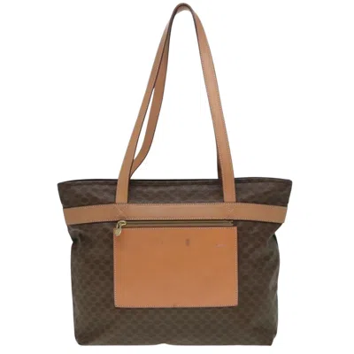 Pre-owned Celine Céline Triomphe Brown Canvas Tote Bag ()