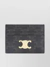 Celine Triomphe Canvas Compact Card Holder