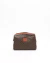 Celine Céline Triomphe Canvas Pouch In Gray