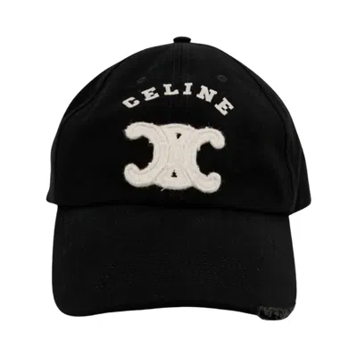 Pre-owned Celine Triomphe Cap 'black' | Men's Size M