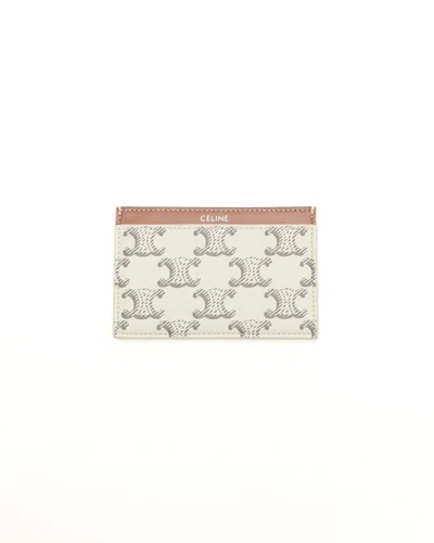 Celine Céline Triomphe Card Holder In Multi