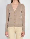 Celine Women Cardigan Triomphe In Brown