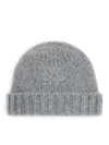 Celine Triomphe Beanie In Cashmere And Silk In Gray