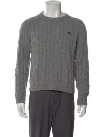 Pre-owned Celine Triomphe Cashmere Pullover In Gray