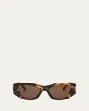 Celine Triomphe Cat-eye Sunglasses In Green