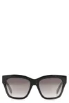 Celine Triomphe Cat-eye Sunglasses In Black