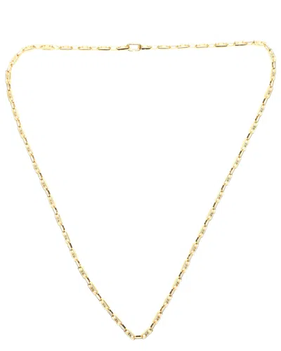 Celine Céline Triomphe Chain Long Necklace In Gold