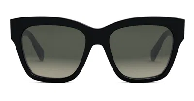 CELINE TRIOMPHE CL40253I - BLACK SUNGLASSES