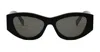 Celine Triomphe 55mm Rectangular Sunglasses In Black