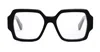 Celine Cl50131i Triomphe 001 Black Glasses In Black