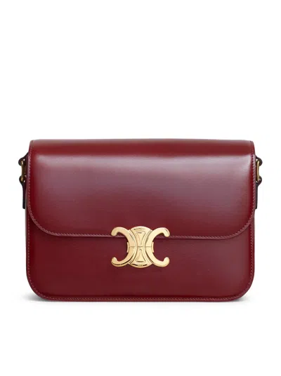 Celine Triomphe Classique Bag In Glossy Calfskin